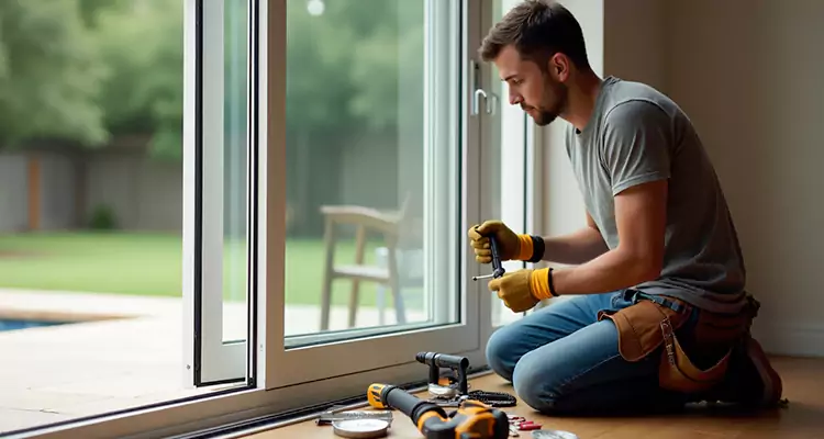 Sliding Glass Door Panel Repair in Englewood, FL