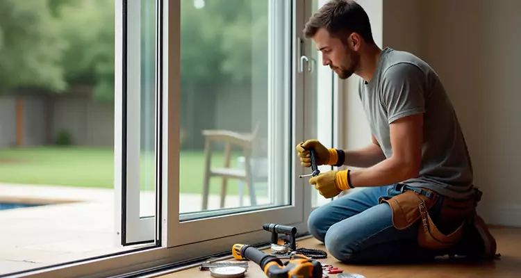 Squeaky Sliding Patio Doors in Englewood, FL