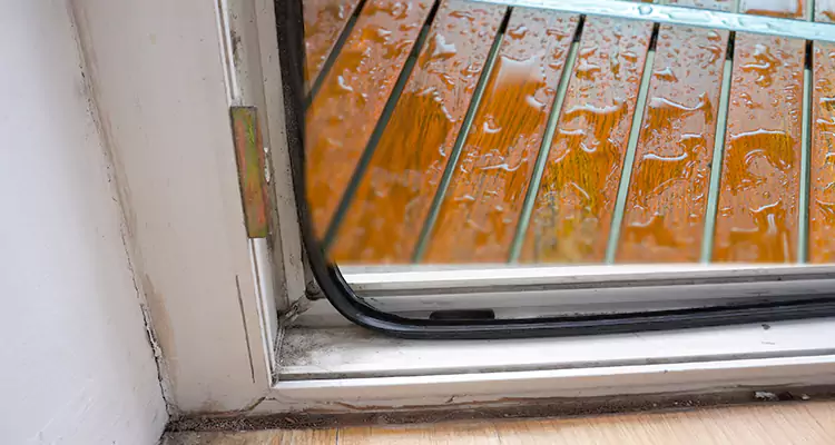 Water Leaking Wooden Patio Doors Repair in Englewood, FL